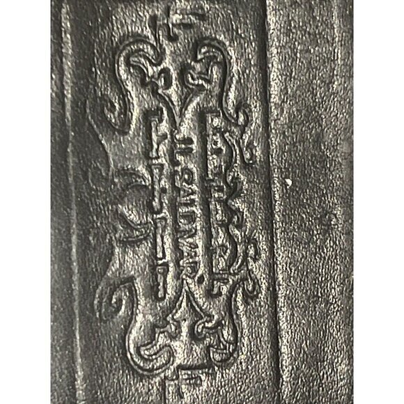 J.L. SALDIVAR hand Tooled Leather Black - Picture 6 of 15